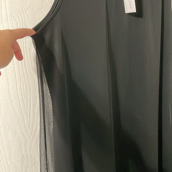 NWT Annalee + Hope Made in New York Black Midi Dress Beaded Neckline Size XS - Picture 4 of 10